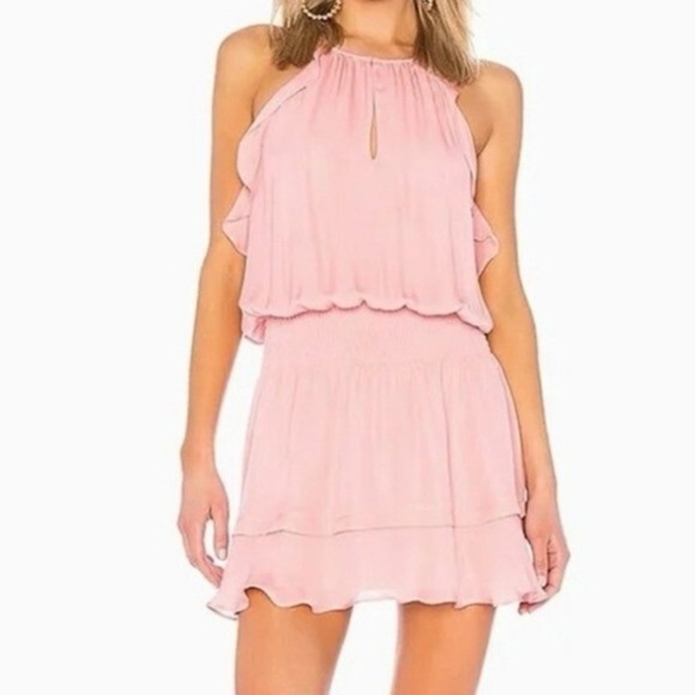 Parker 100% Silk‎ Pink Sleeveless Dress - Medium